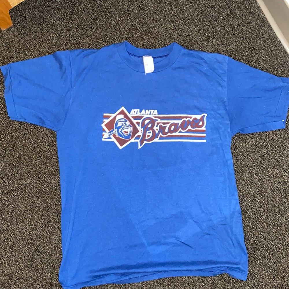 SINGLE STITCH ATL BRAVES TEE